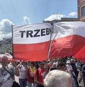 Tłumy z okazji zaprzysiężenia Karola Nawrockiego na Prezydenta Polski | fot. Bartosz Pańczyk