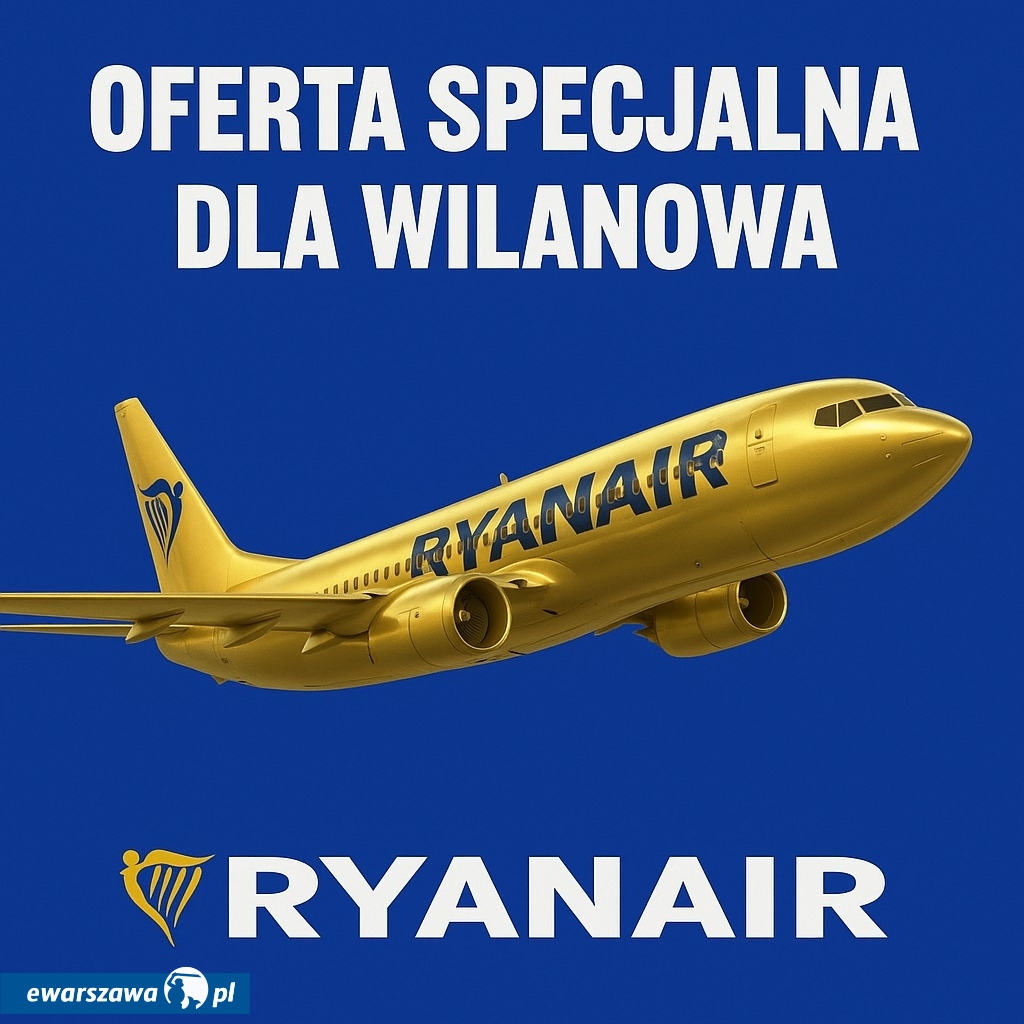 złoty samolot Ryanaira | fot. facebook.com/ryanair