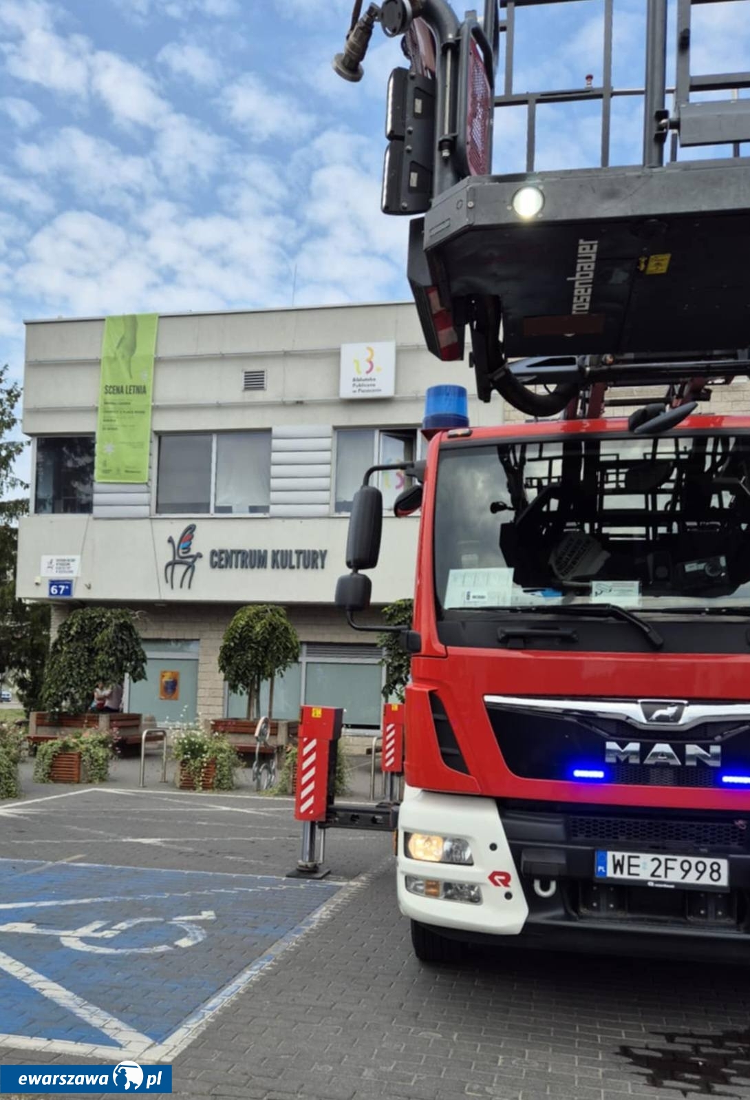 miejsce po pożarze w Piasecznie | fot. facebook.com/GminaPiaseczno