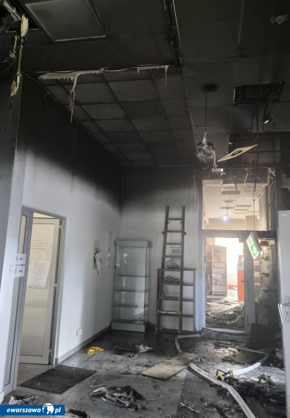 miejsce po pożarze w Piasecznie | fot. facebook.com/GminaPiaseczno