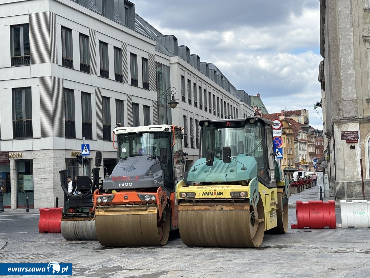 frezowanie ul. Senatorskiej w Warszawie | fot. Bartosz Pańczyk