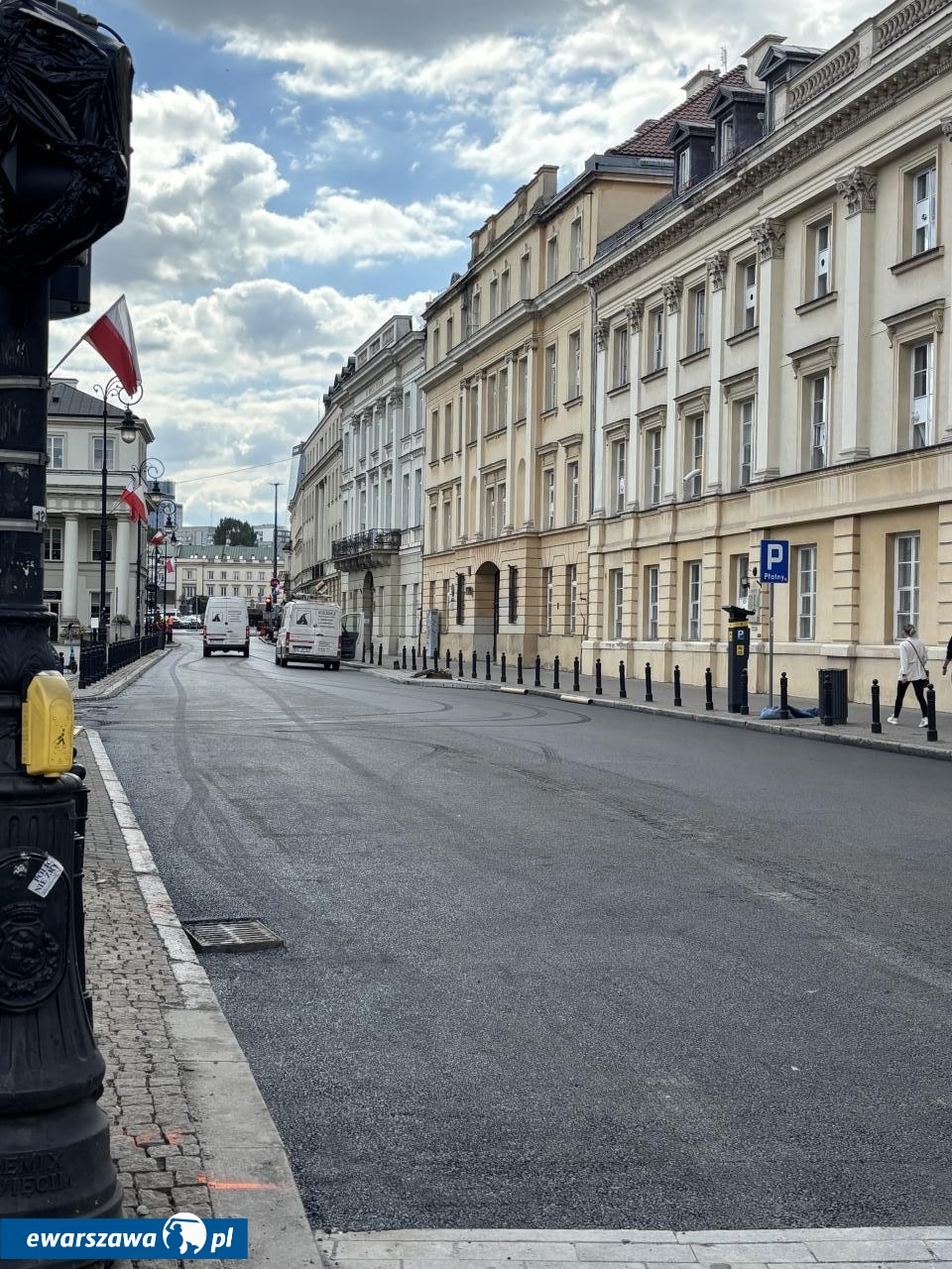 frezowanie ul. Senatorskiej w Warszawie | fot. Bartosz Pańczyk