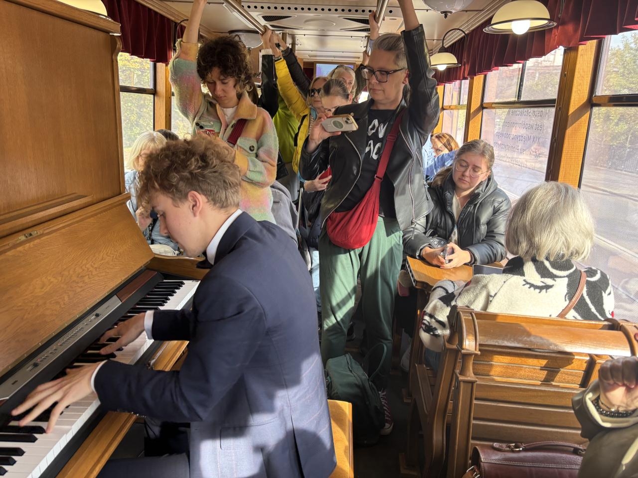 tramwaj w Warszawie z muzyką Chopina | fot. Bartosz Pańczyk