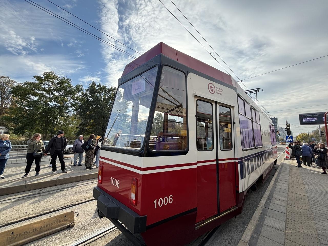 tramwaj w Warszawie z muzyką Chopina | fot. Bartosz Pańczyk