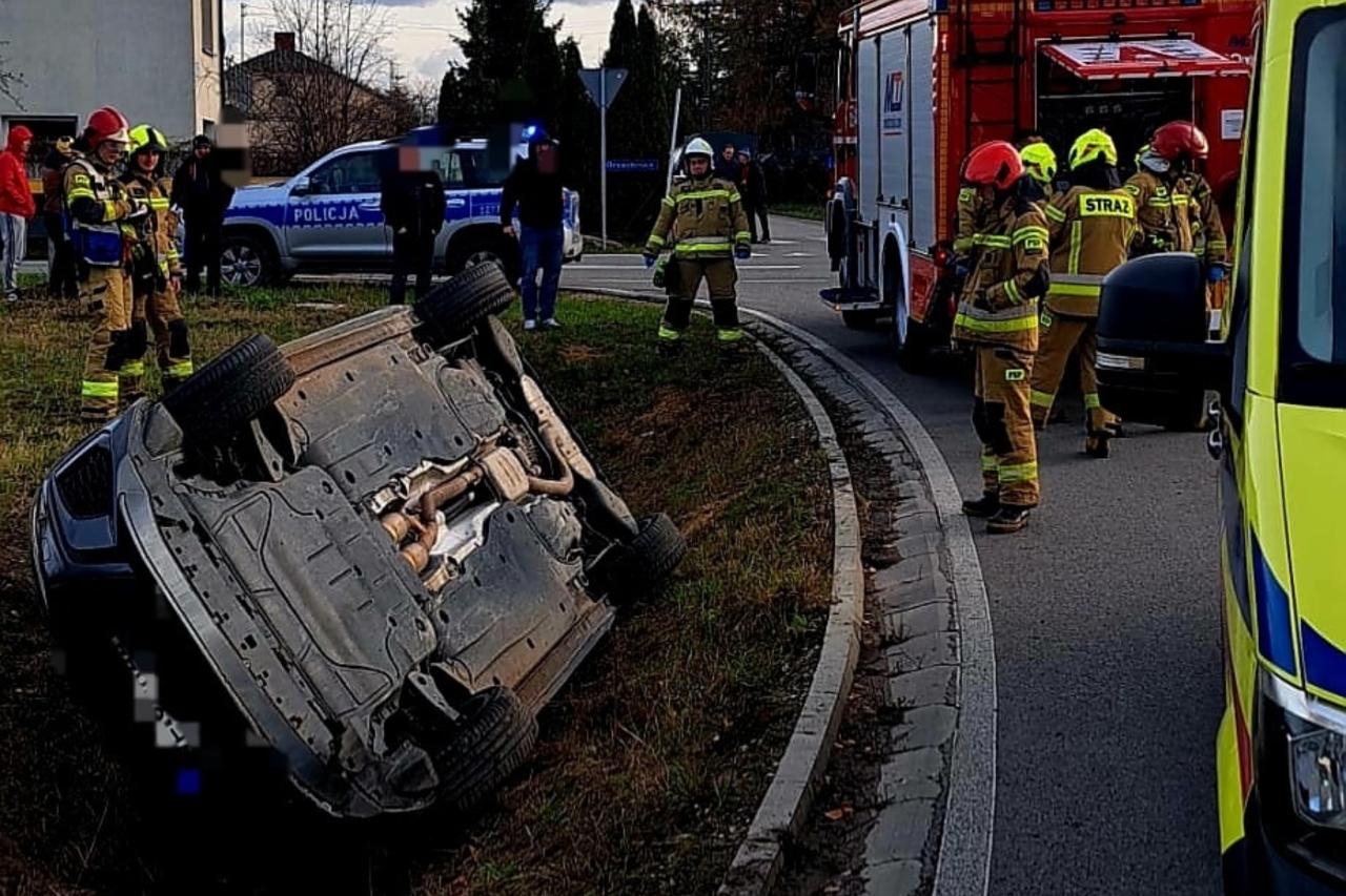 auto w rowie, które "pożyczył" 15-latek | fot. Policja Piaseczno