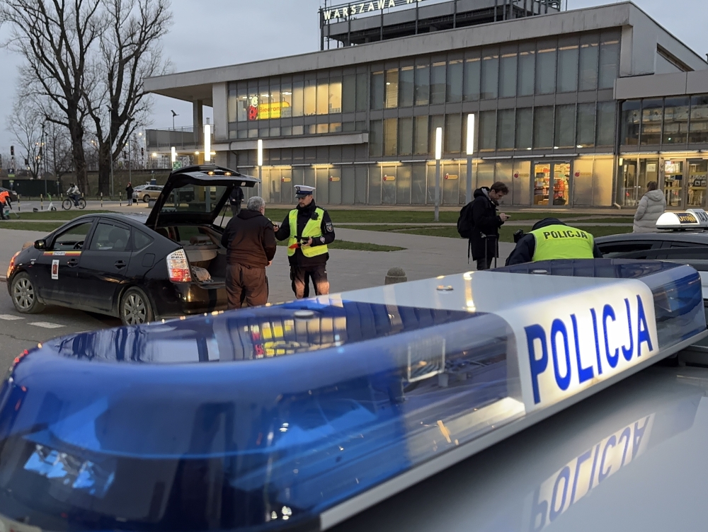 kontrola przewozu osób w Warszawie | fot. ksp.policja.gov.pl