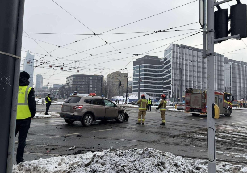 wypadek na Woli | fot. Bartosz Pańczyk