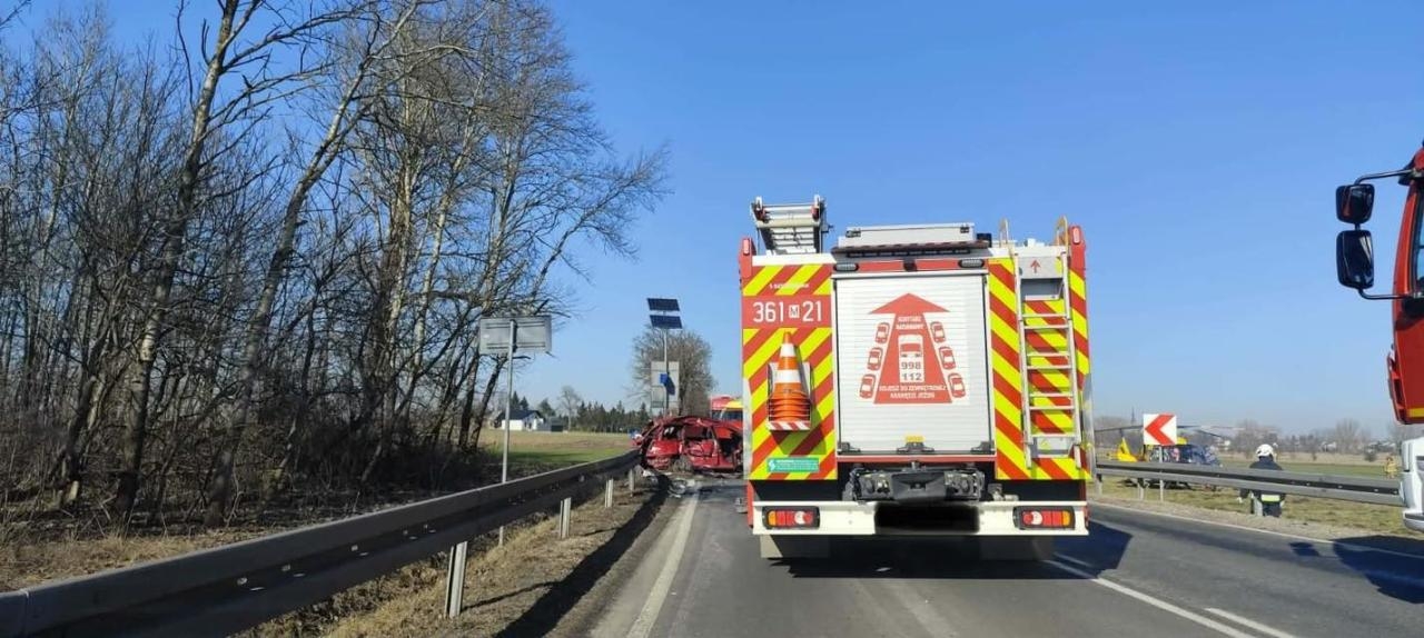 wypadek w miejscowości Bielsk | fot. Policja Płock