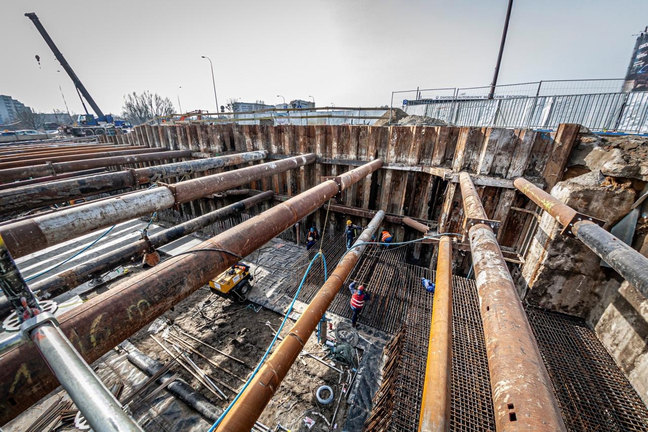 budowa pierwszego tunelu tramwajowego w Warszawie | fot. Tramwaje Warszawskie/facebook