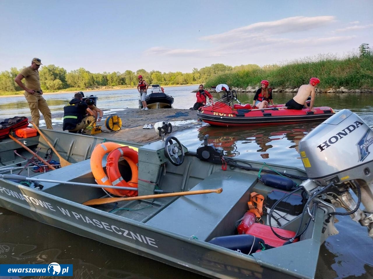 fot. Piaseczyńskie WOPR - Grupa Interwencyjna Góra Kalwaria/Facebook.